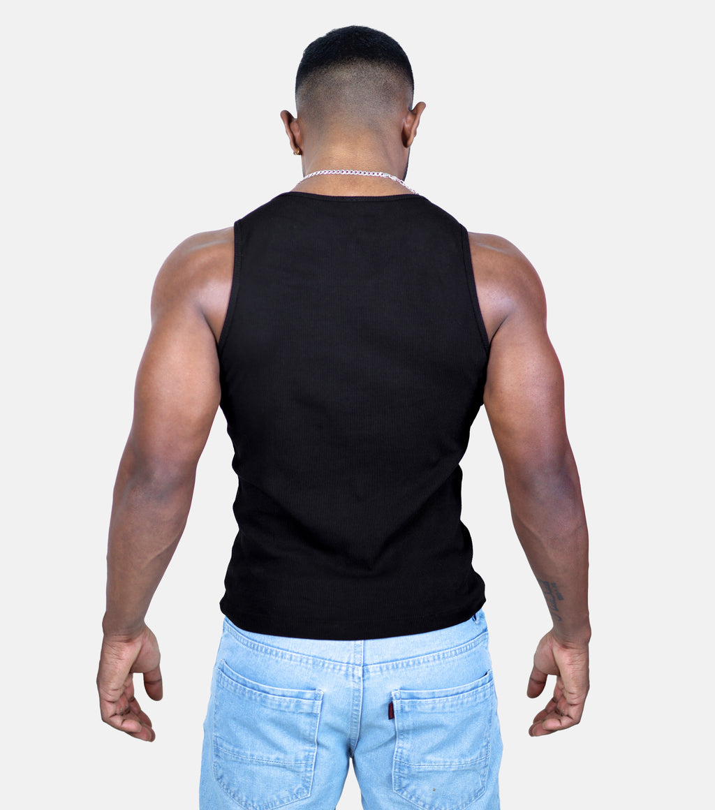 Premium Sleeveless V1 Tank Top-Black