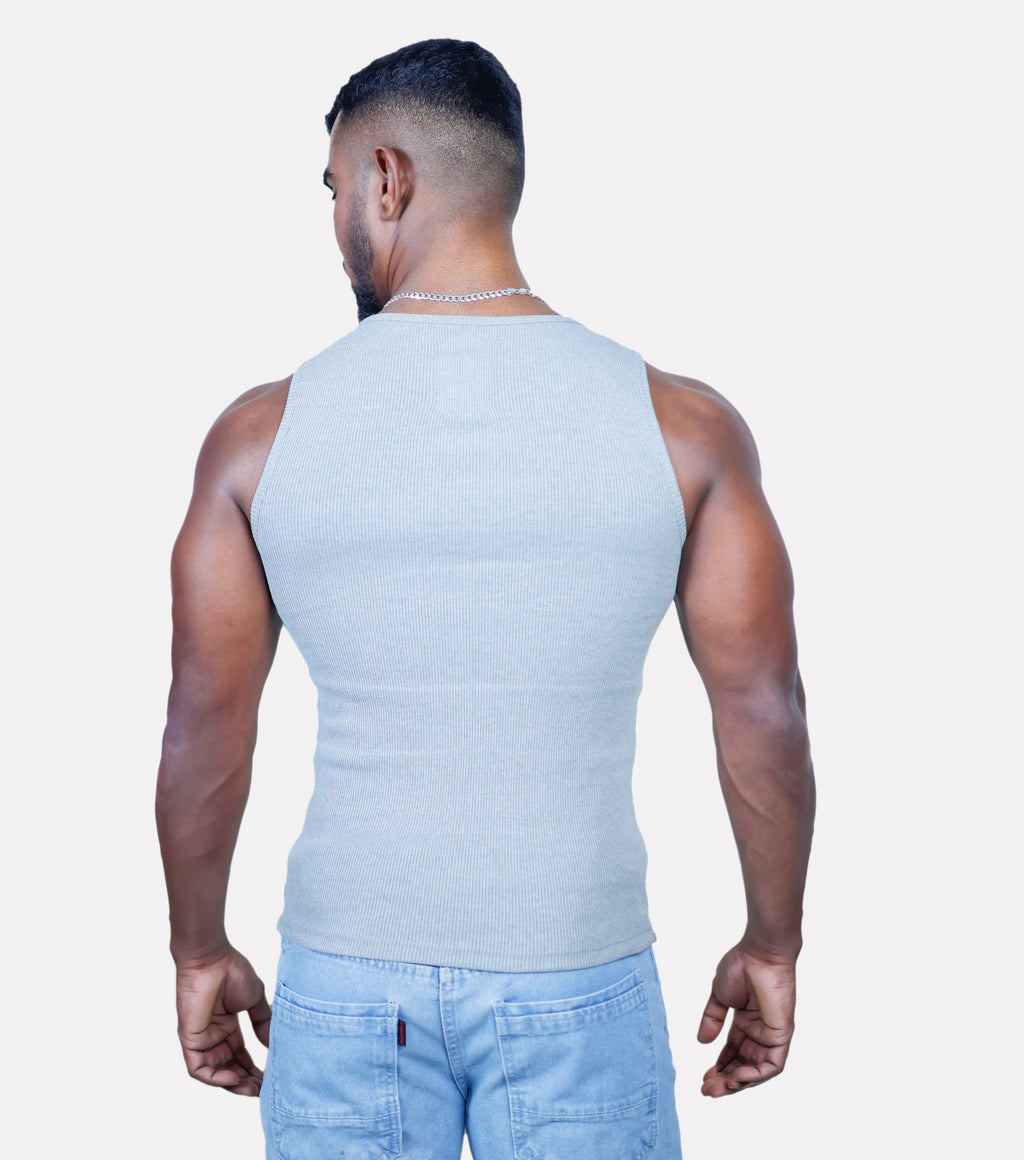 Premium Sleeveless V1 Tank Top-Grey